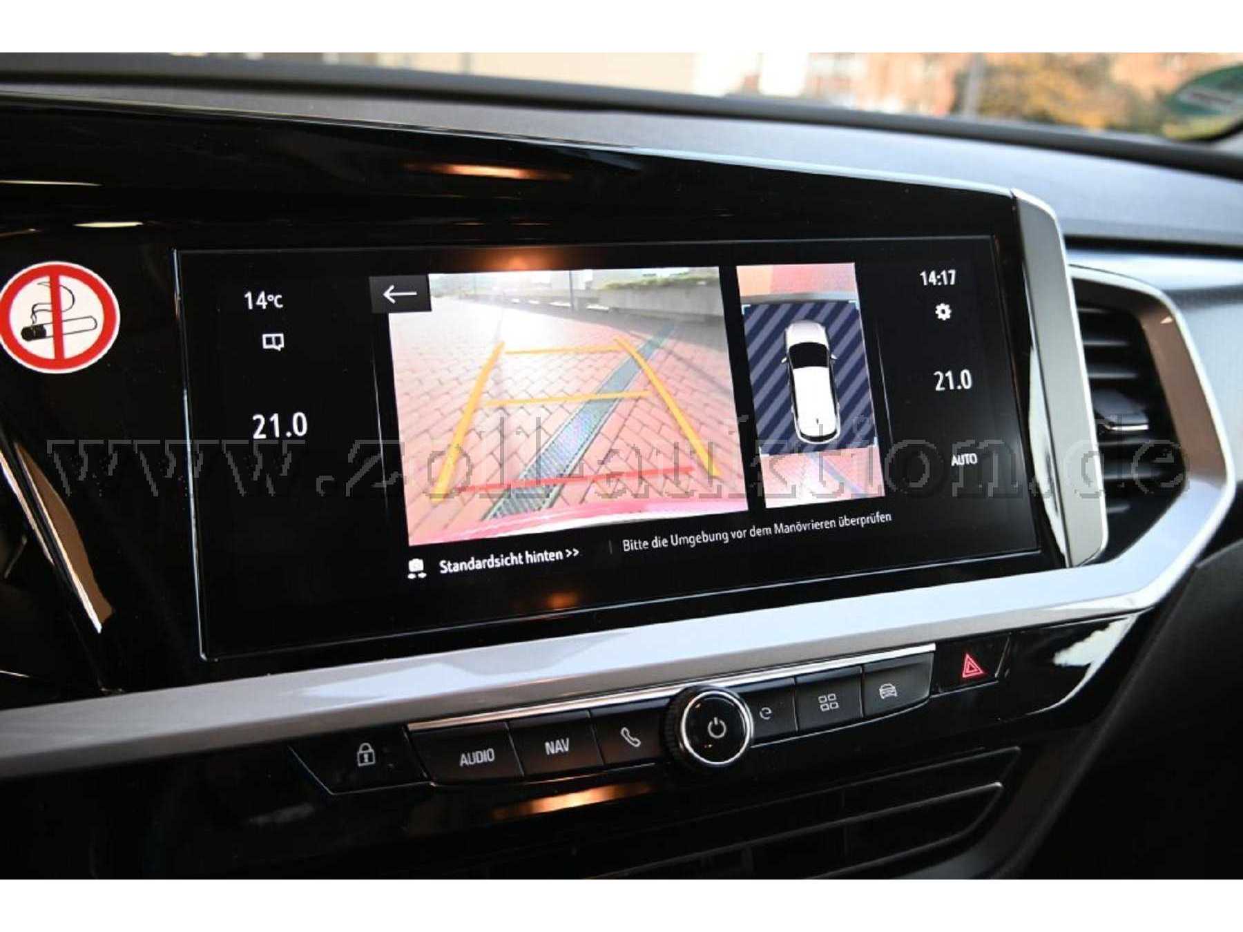 Ansicht Monitor Rückfahrkamera