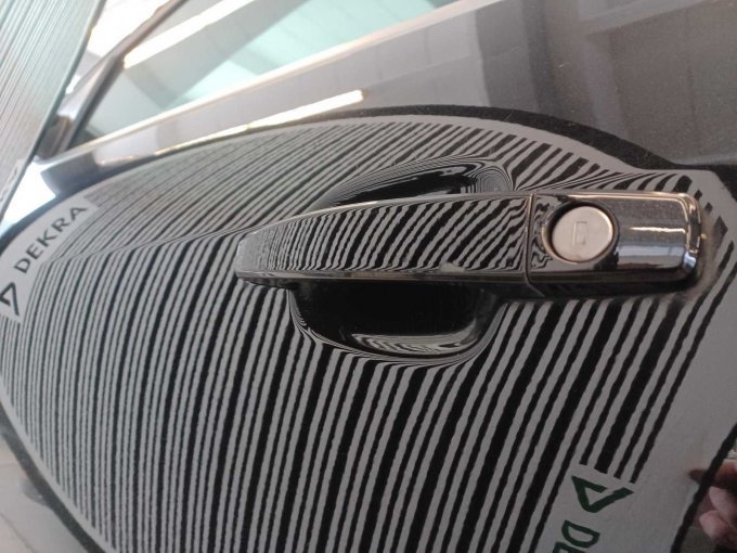 Lackschaden Türkante und Griff vorn links