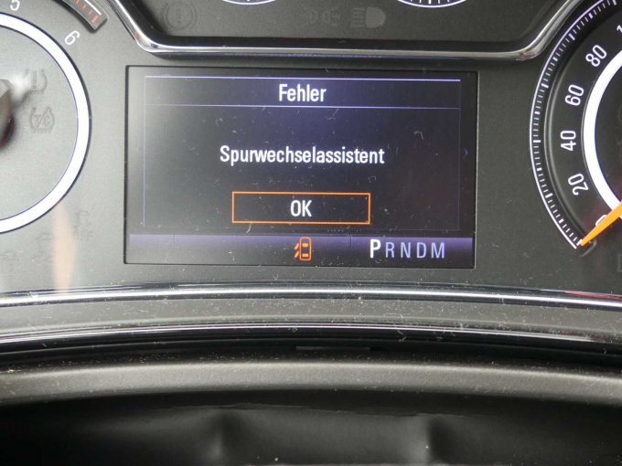 Fehlermeldung Spurwechselassistent