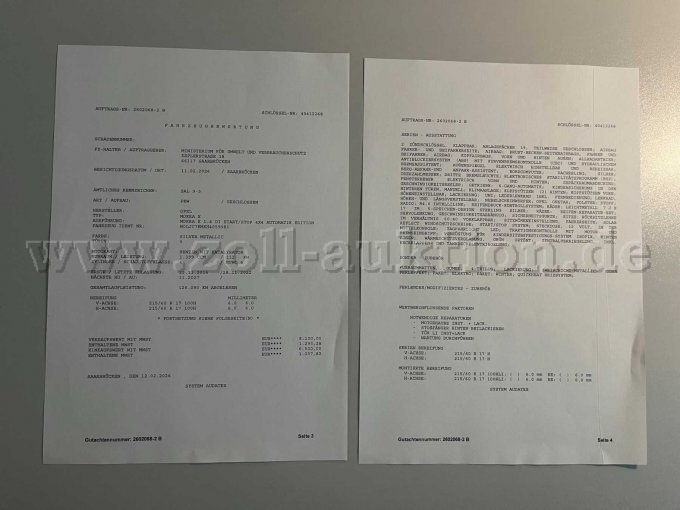 Fahrzeugbewertung S. 3 + 4