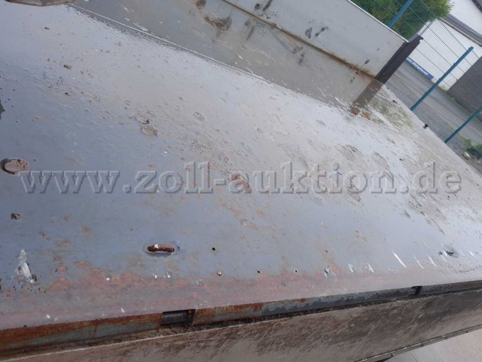 Pritsche ohne Edelstahlwanne