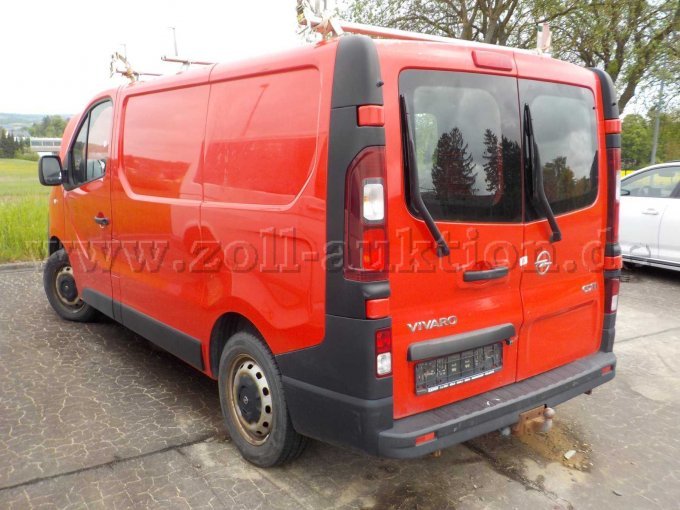 Heck- und Seitenansicht Opel Vivaro