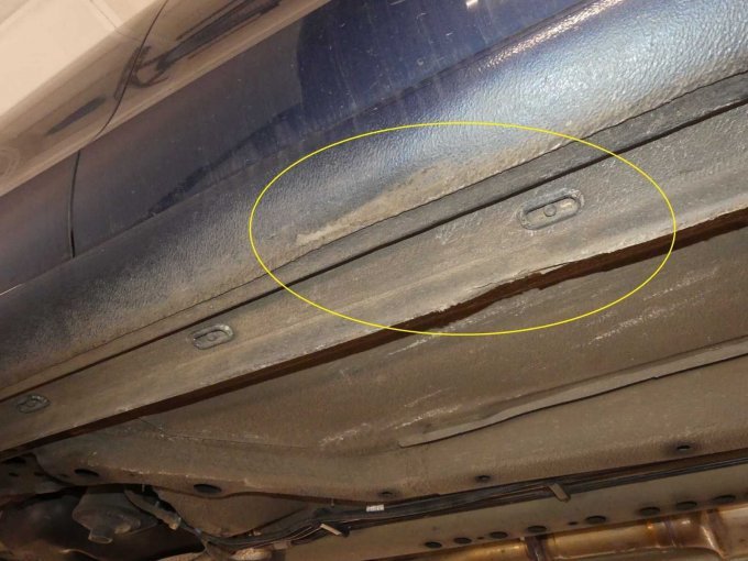 Deformation Schweller rechts