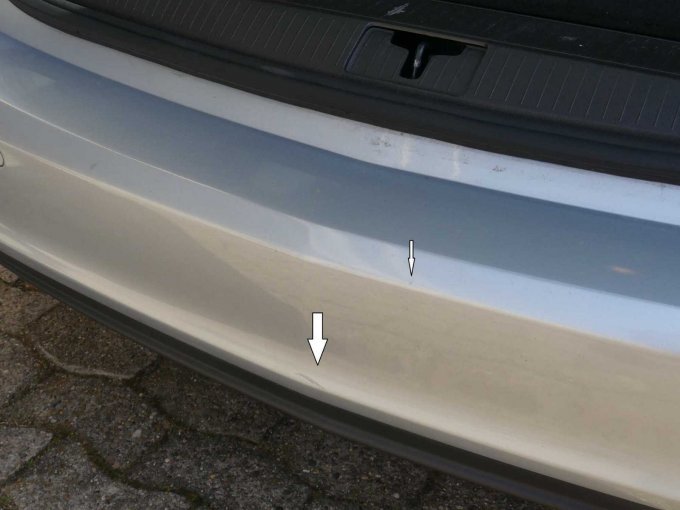 Kratzer Stoßfänger hinten