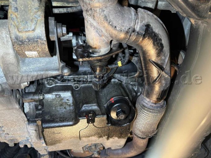 Motor/ Ölfilter von unten (Ölfeucht)