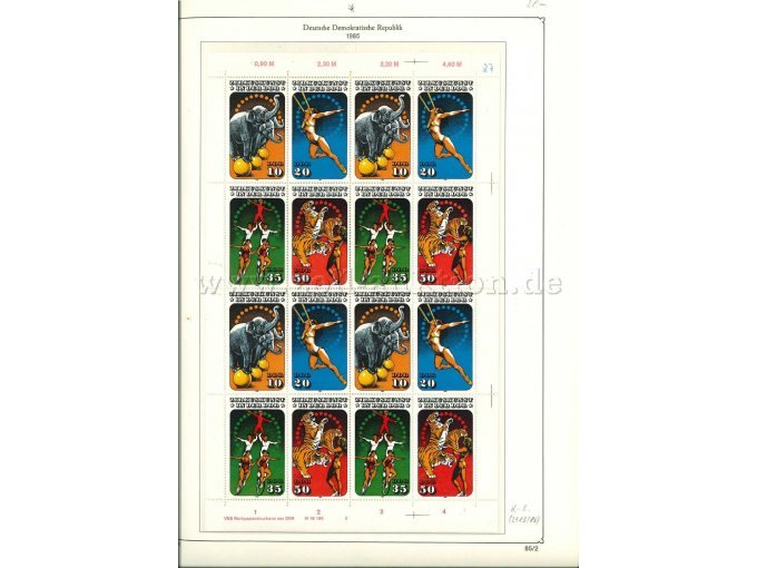 Detailansicht MiNr. 2983/86