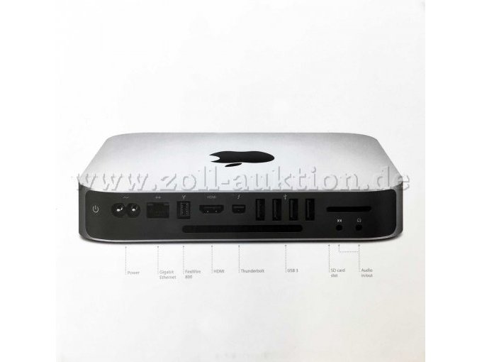 1 Original Apple Mac mini Server (Late 2012) Modell A1347+Monitor+Power Adapter – foto 3 – kavel bij Zoll-Auktion, Bochum