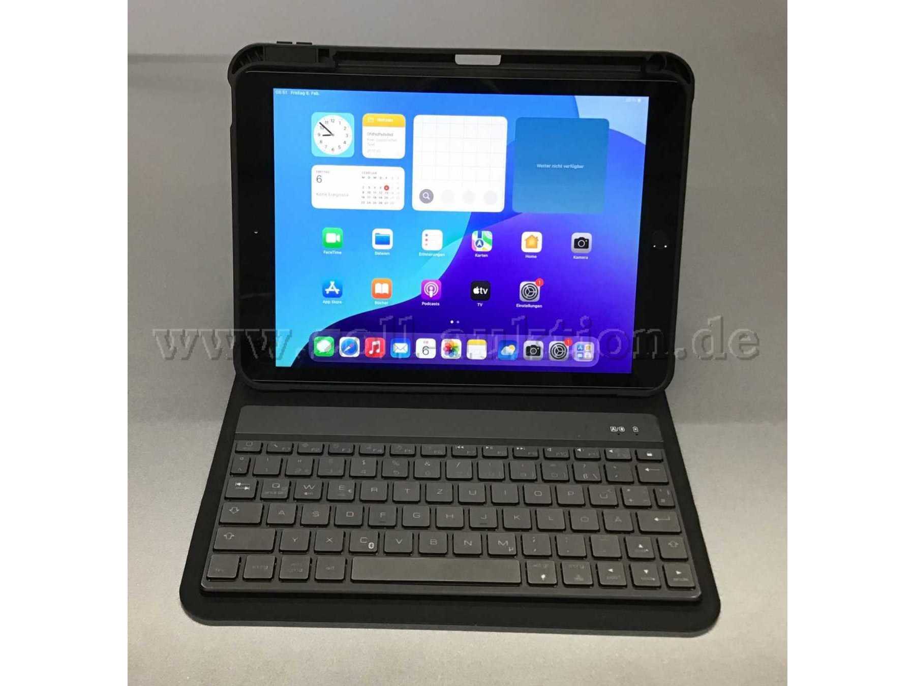 Apple iPad 7. Generation mit Schutzhülle + Tastatur