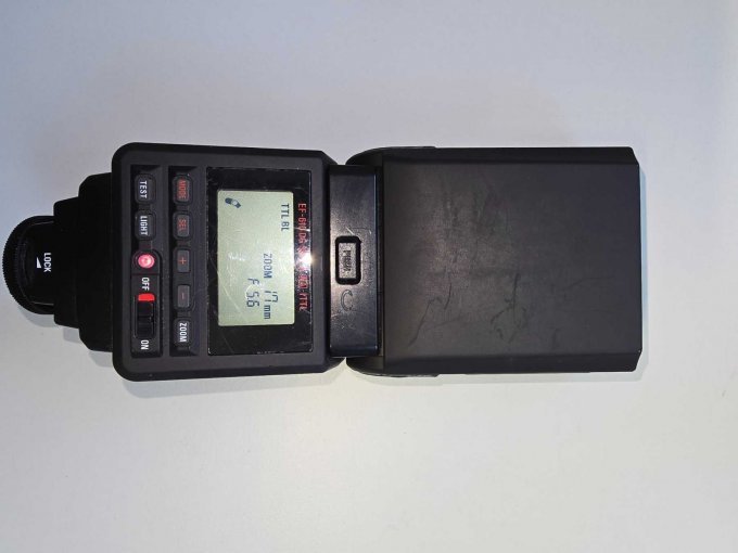 Blitzlicht mit Display