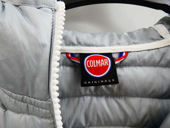 Daunenjacke von Colmar_ Logo auf Etikett Innenseite