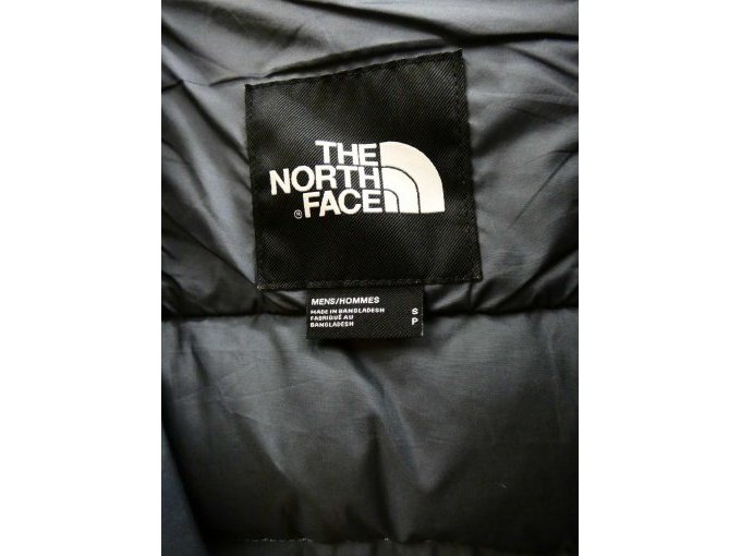 Herren-Daunenjacke The North Face_ Etikett Innenseite