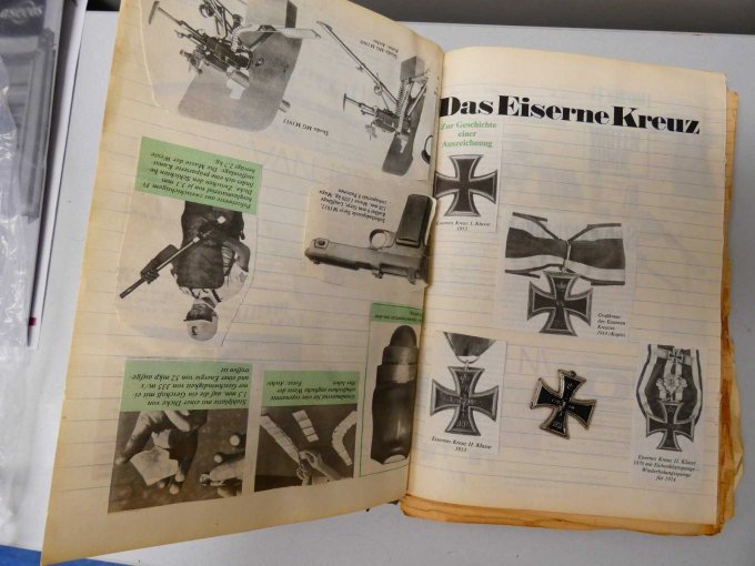 Sammlung Militärorden_ Inhalt Notizbuch