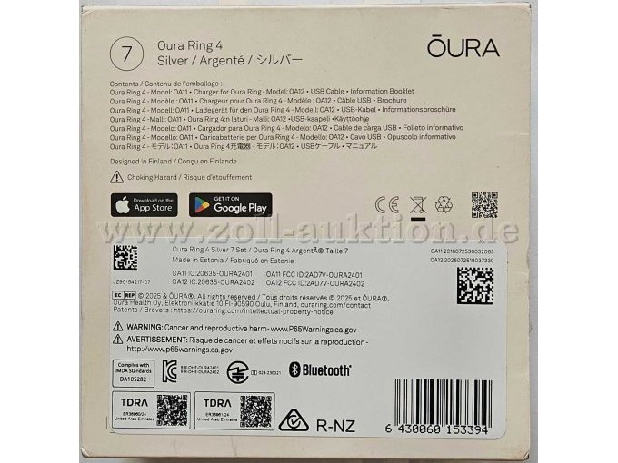 Originalverpackung Rückseite