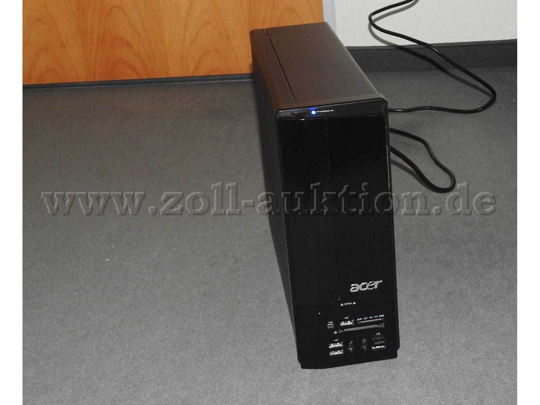 Vorderseite PC eingeschaltet
