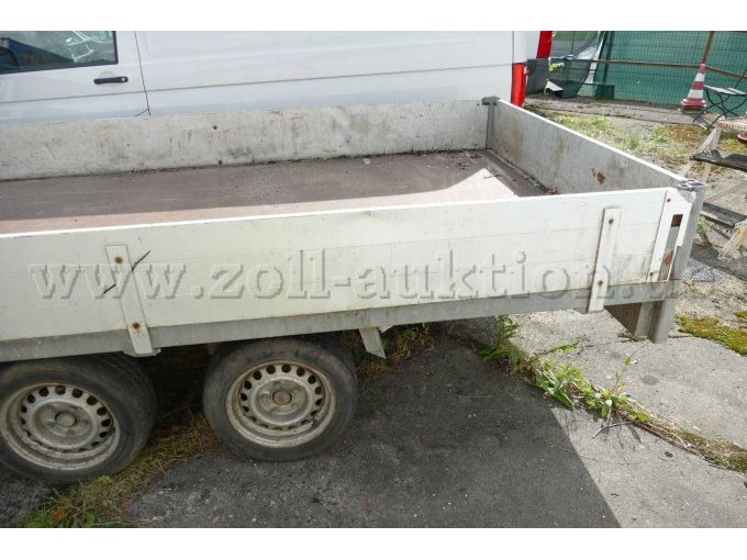 1 open aanhangwagen met dubbele as van Anssems / ongeval- en knutselvoertuig – foto 5 – kavel bij Zoll-Auktion, Wandlitz