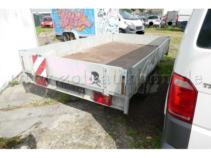 1 open aanhangwagen met dubbele as van Anssems / ongeval- en knutselvoertuig – foto 3 – kavel bij Zoll-Auktion, Wandlitz