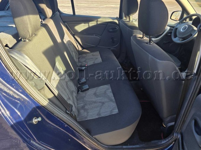 Dacia Sandero SD, hintere Sitzbank Ansicht