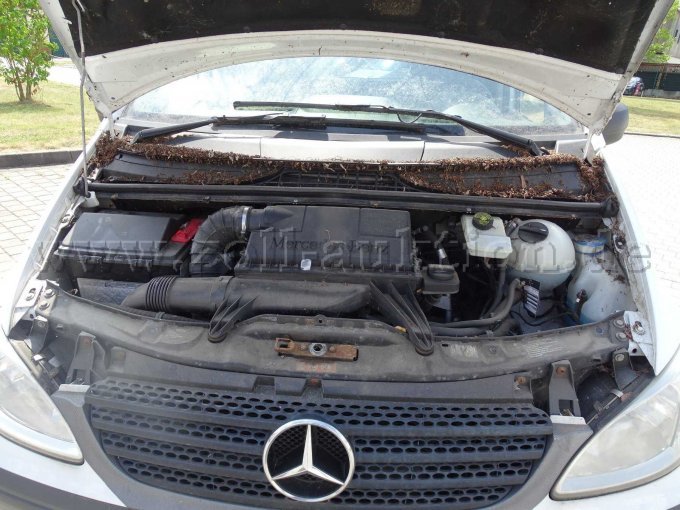 Mercedes Benz Vito Kombi Ansicht Motorraum