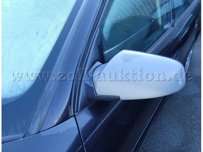 Spiegel mit mattgrauer Kappe Fahrerseite