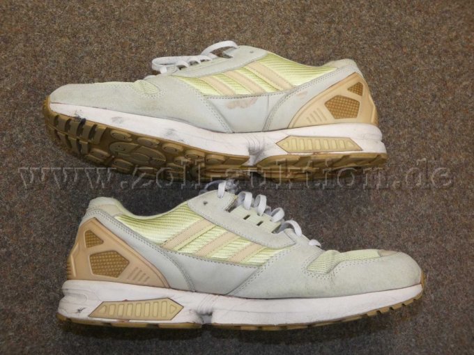 1 Paar Adidas ZX8000 Yellow Tint Schuhe für Herren, Größe 46, gebraucht – kavel bij Zoll-Auktion, Pirna