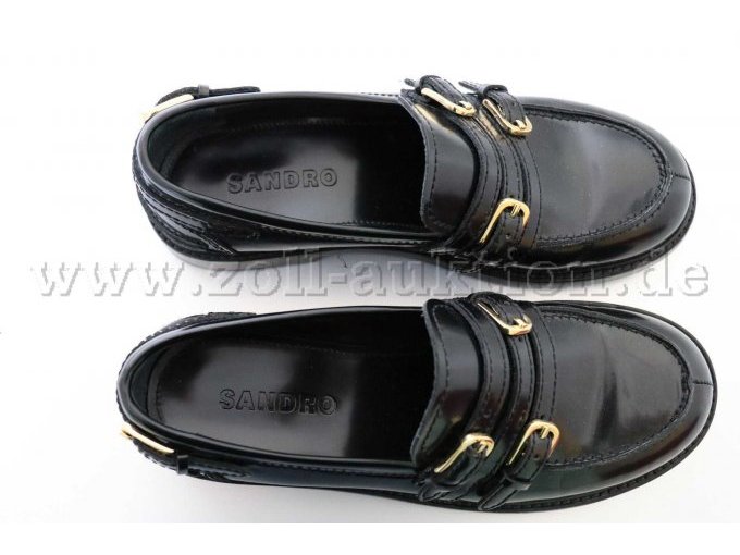 1 paar damesschoenen van Sandro: mocassins met gespen, maat 37 – foto 5 – kavel bij Zoll-Auktion, Freiburg im Breisgau