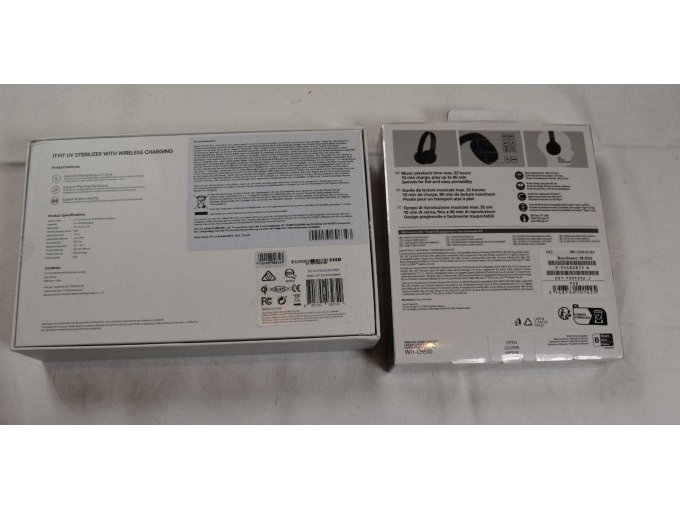 Rückseite der Verpackungen