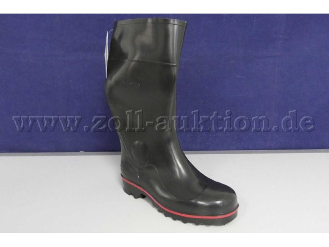 Detailaufnahme eines  Gummistiefel in  seitlicher Darstellung