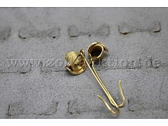 1 Paar Ohranhänger aus 750er Gold mit Diamanten