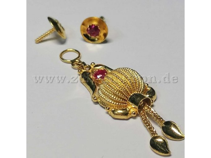 Muster auf Ohrschmuck
