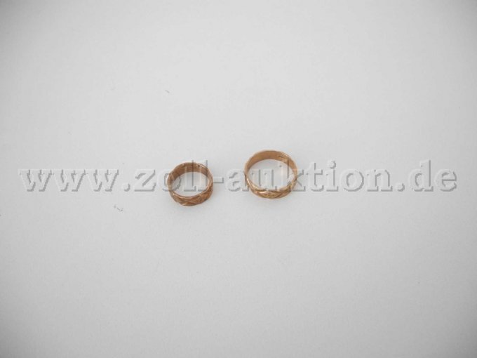 Ansicht Ringe von oben