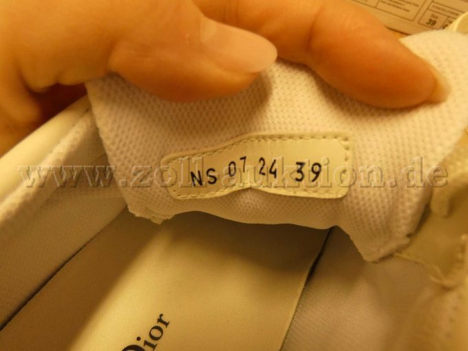 1 Paar Sneaker Dior, Gr. 39 – foto 6 – kavel bij Zoll-Auktion, Berlin