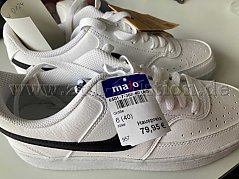 Sneaker weiß Größe 40 Seitenansicht
