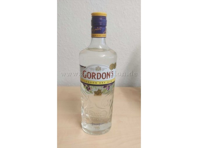 Gordon's Gin Label vorne