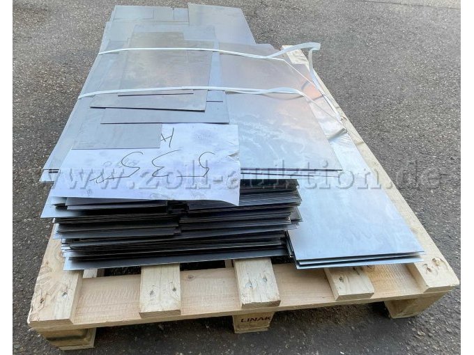 1 Palette Feinblechabschnitte ca. 535 kg – foto 3 – kavel bij Zoll-Auktion, Ulm