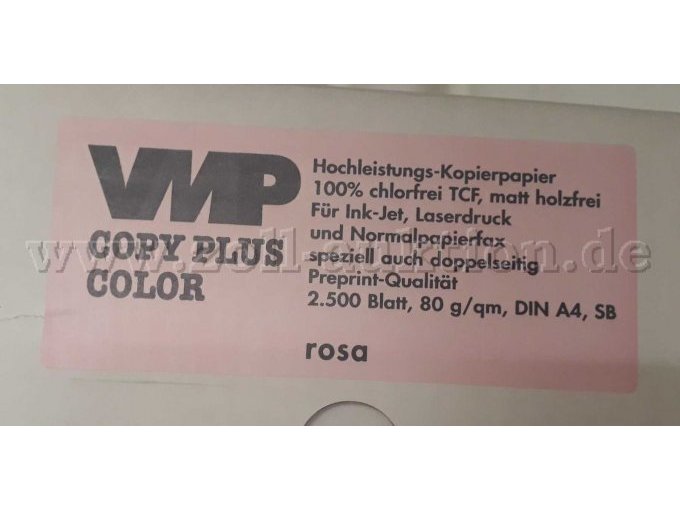 Informationsaufkleber zu den Papiereigenschaften