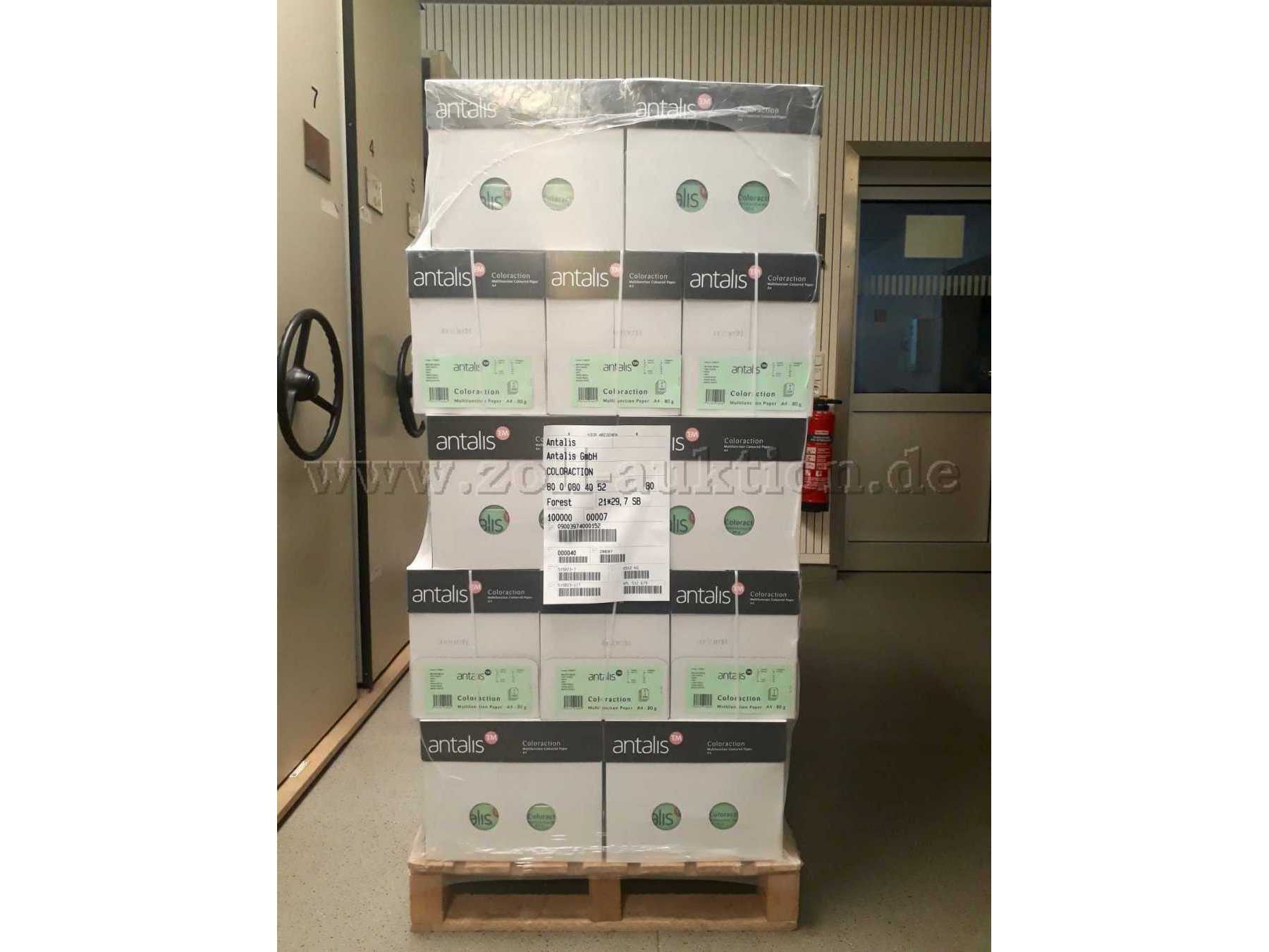 Vorderseite der Palette