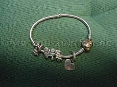 Pandora Gliederarmband mit Herzverschluss