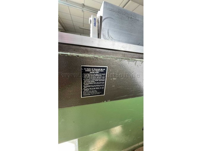 Panhans Abrichthobelmaschine 324 - Ansicht Hinweisschild