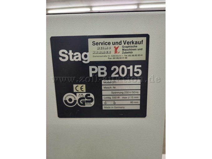 1 papierboor - Stago PB 2015 S2 – foto 3 – kavel bij Zoll-Auktion, Bonn