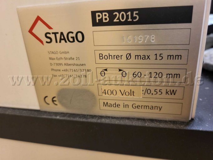 1 papierboor - Stago PB 2015 S4 – foto 3 – kavel bij Zoll-Auktion, Bonn