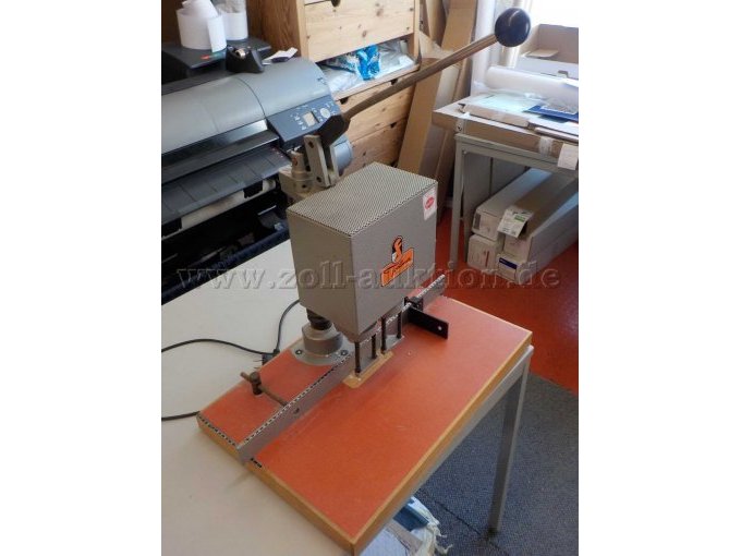 Ansicht von Oben Papierbohrmaschine