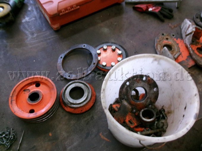 Teileübersicht (Mulchwellenbefestigung / -antrieb)