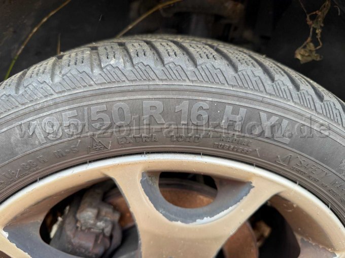 Ansicht Reifengröße