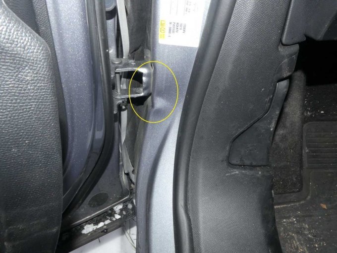 Unfallschaden A-Säule vorne links