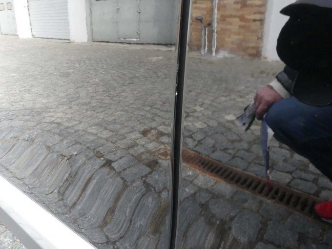 Türante Fahrertür Anschlagmarke