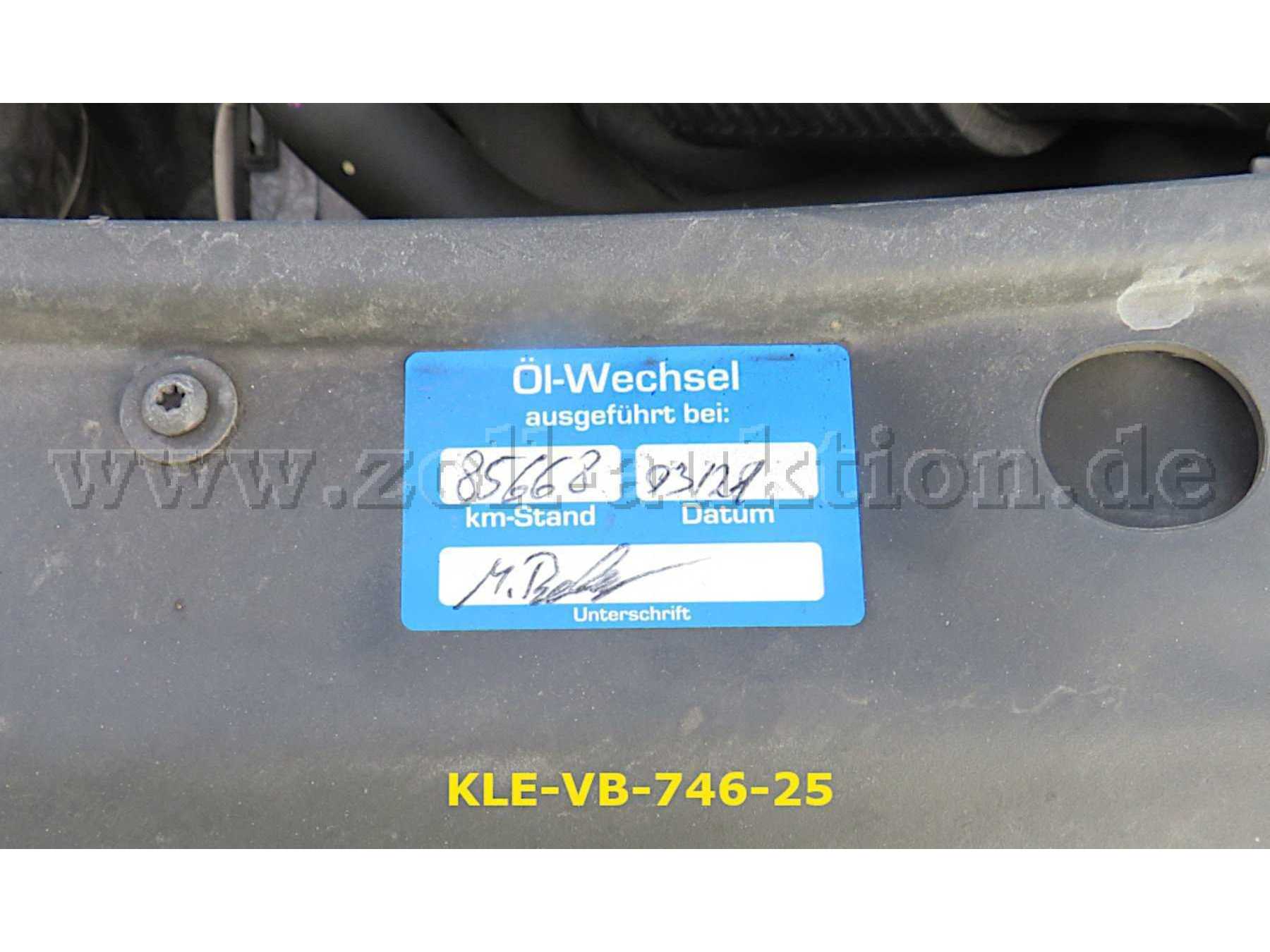 letzter Ölaufkleber