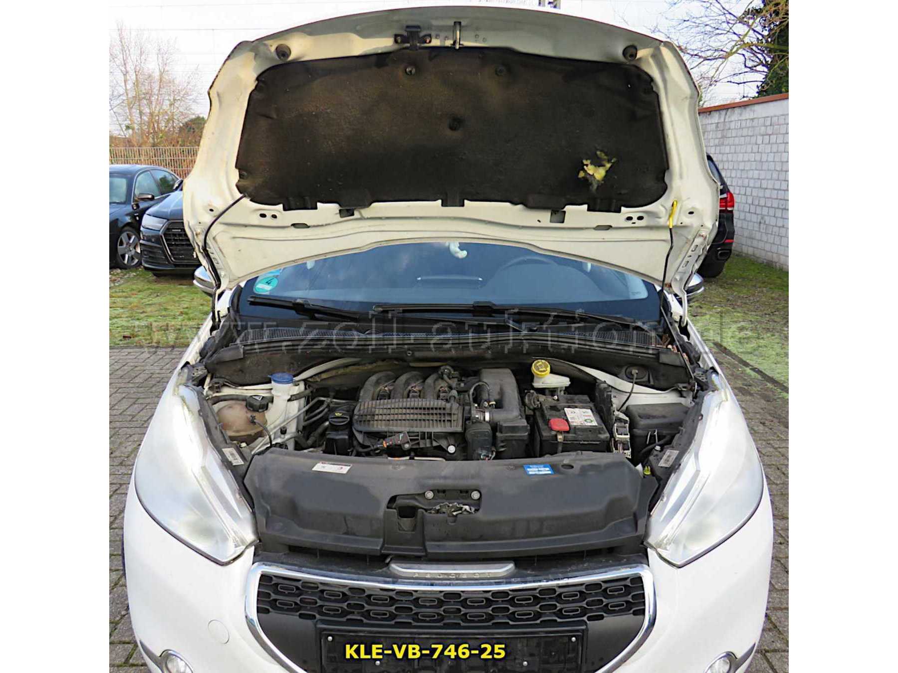 Motorhaube und Motorraum