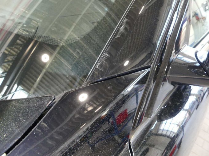 Beschädigung Kotfügel vorn links A-Säule links