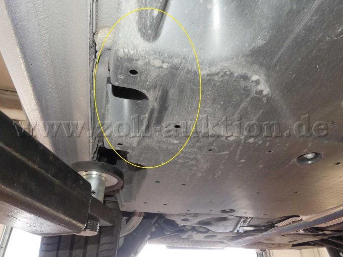 Schaden Unterbodenverkleidung