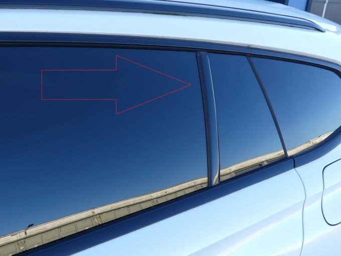 Führung Seitenscheibe hinten links